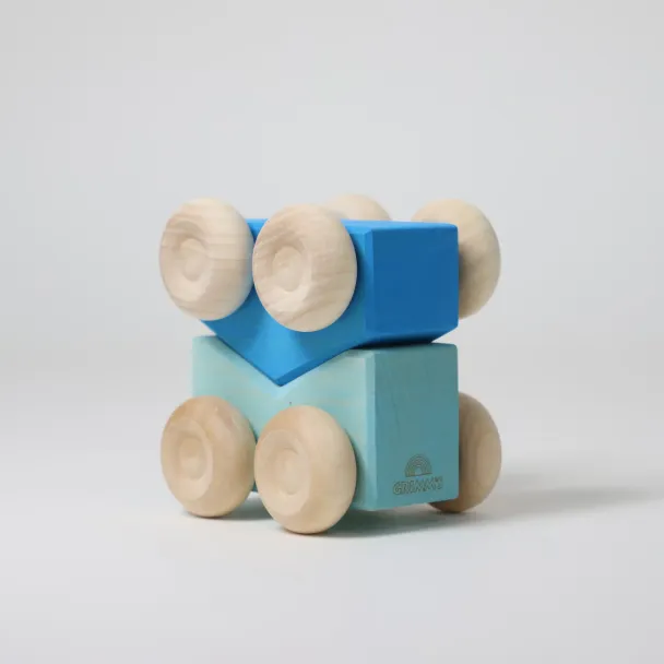 Stacking Cars - Blue - Image 1