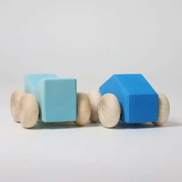 Stacking Cars - Blue - Image 5