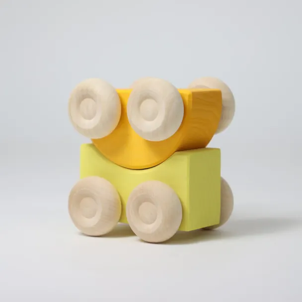 Stacking Cars - Yellow - Image 1