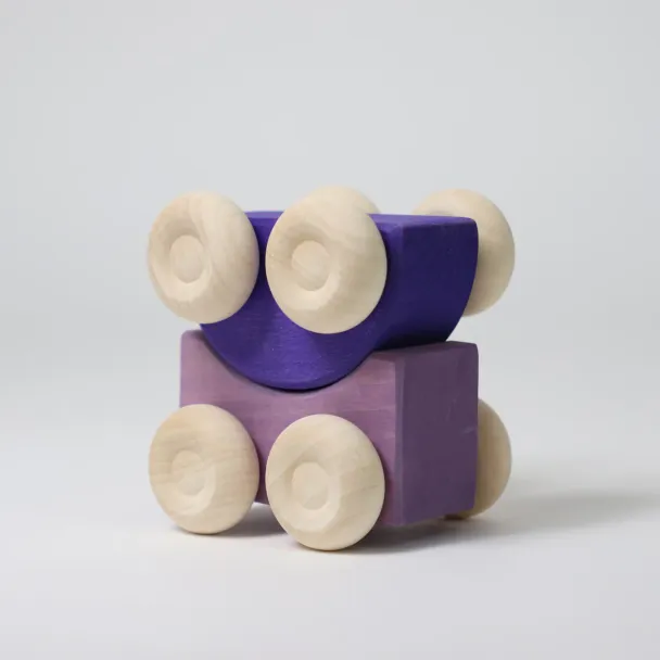 Stacking Cars - Purple - Image 1