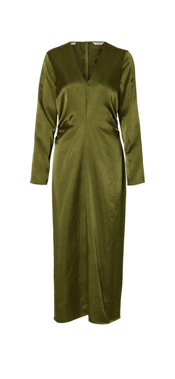 Selene Slim Dress - Avocado - Image 2