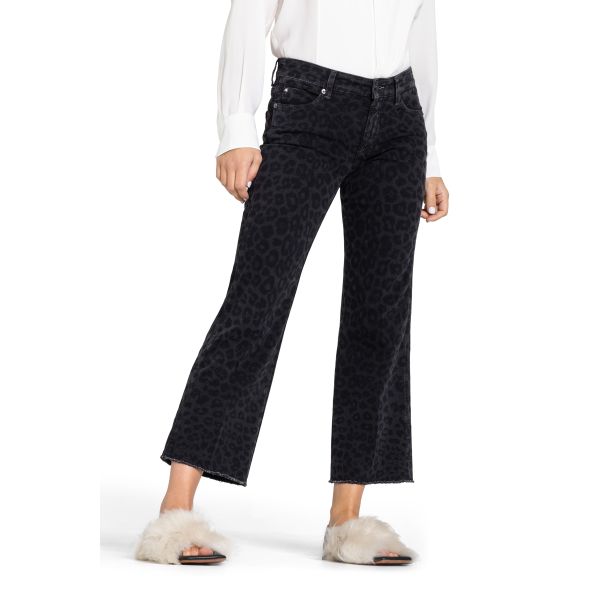 Paris Flared Leo Pants|Paris Flared Leo Pants Lefthand Go Wild  fra Cambio
