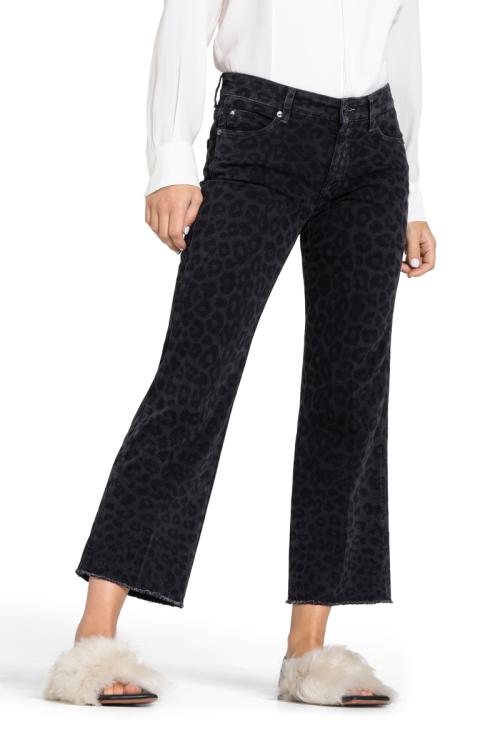 Paris Flared Leo Pants|Paris Flared Leo Pants Lefthand Go Wild  fra Cambio
