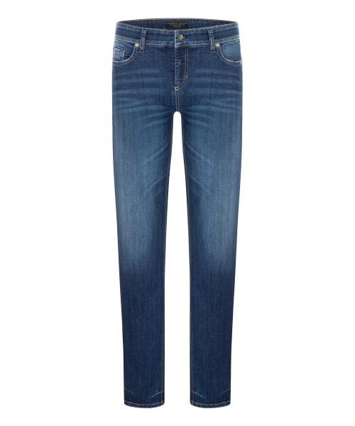 Piper Long Jeans Dark Grinded|Piper Long Jeans Dark Grinded fra Cambio