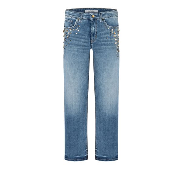 Gini Strassdetail Trendy Jeans|Gini Strassdetail Trendy Jeans fra Cambio