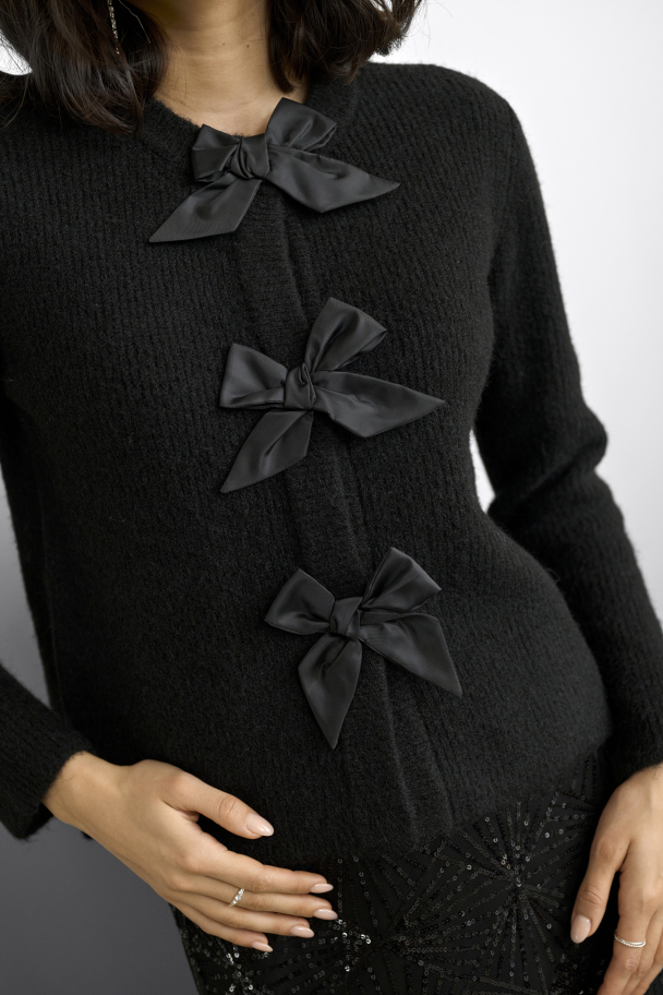 KAMay Cardigan m/sløyfe - Image 4