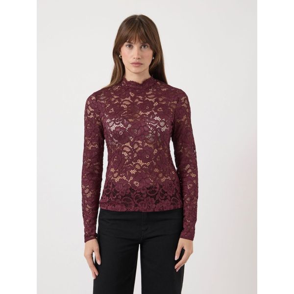 Lacey Lace Top - Port Royale 