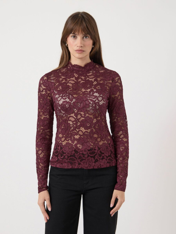 Lacey Lace Top - Port Royale  - Image 1