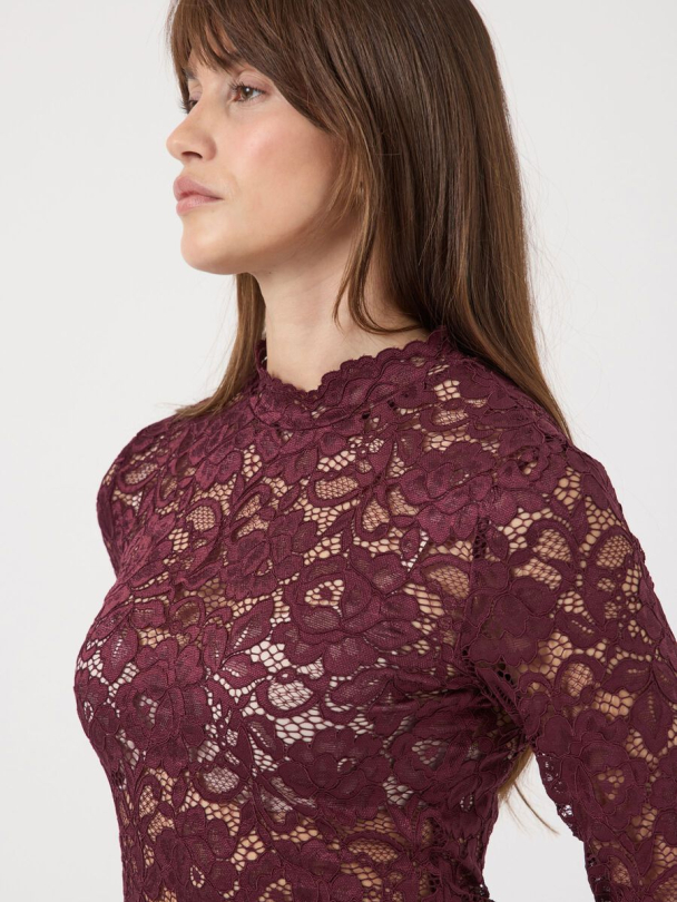 Lacey Lace Top - Port Royale  - Image 2
