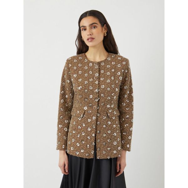 Soller Blazer Show - Taupe Gray 