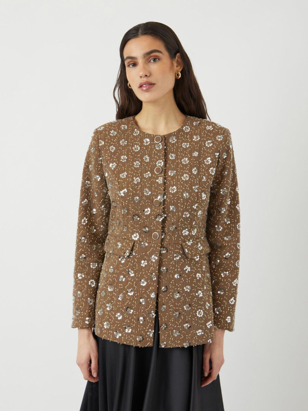 Soller Blazer Show - Taupe Gray  - Image 2