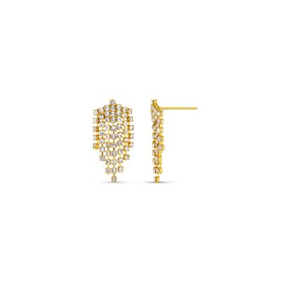 Crystal Cupchain Stud