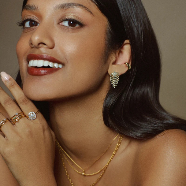 Crystal Cupchain Stud - Image 2