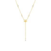 Crystal & Starburst Fine Necklace