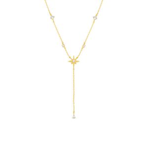 Crystal & Starburst Fine Necklace