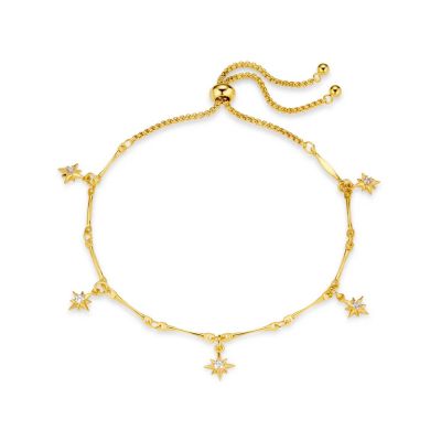 Crystal Starburst Charm Bracelet