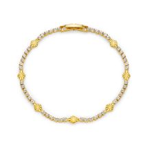 Cupchain & Crystal Bracelet