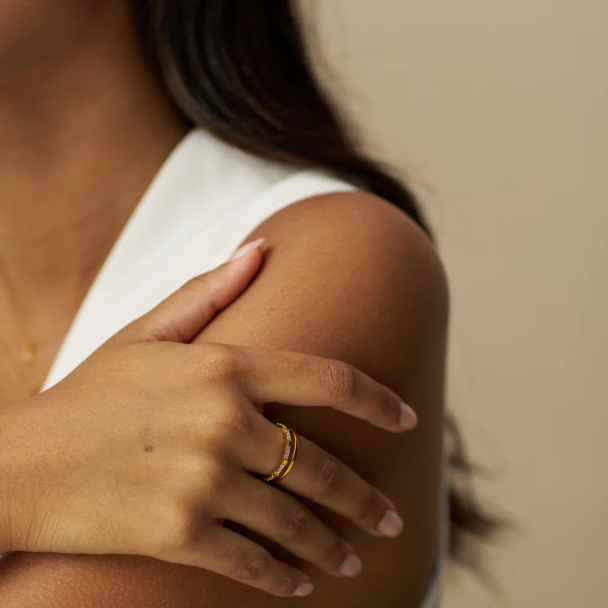 Pave Star Adjustable Ring - Image 2