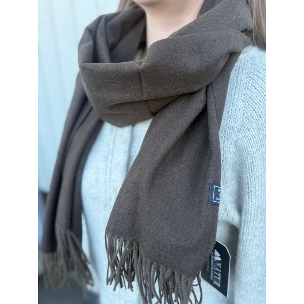 Cashmere skjerf - Cacao