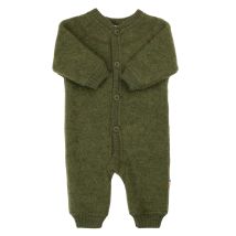Heldress Ullfleece - Mørk Oliven