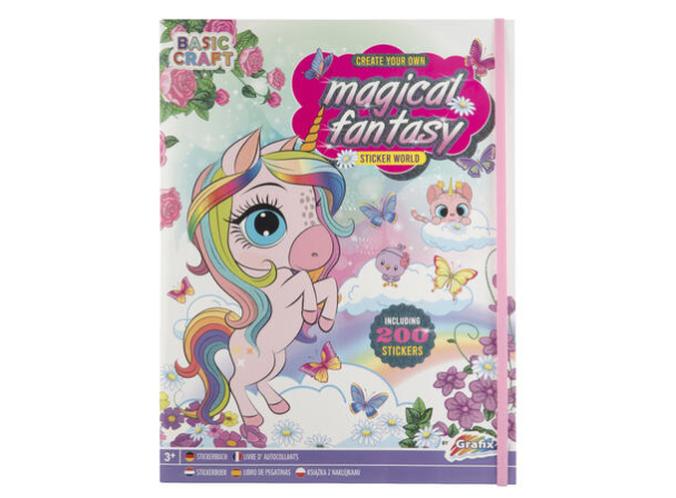 Magical fantasy sticker book