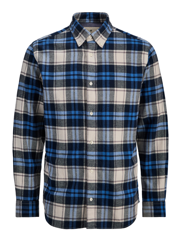 JPRBLUBARKLEY FLANNEL X-MAS L/S SHIRT CH - Image 1