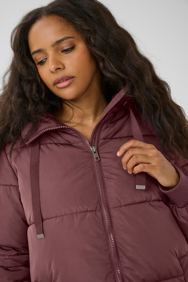 Kaffe Curve Niki lang boblejakke - Image 8