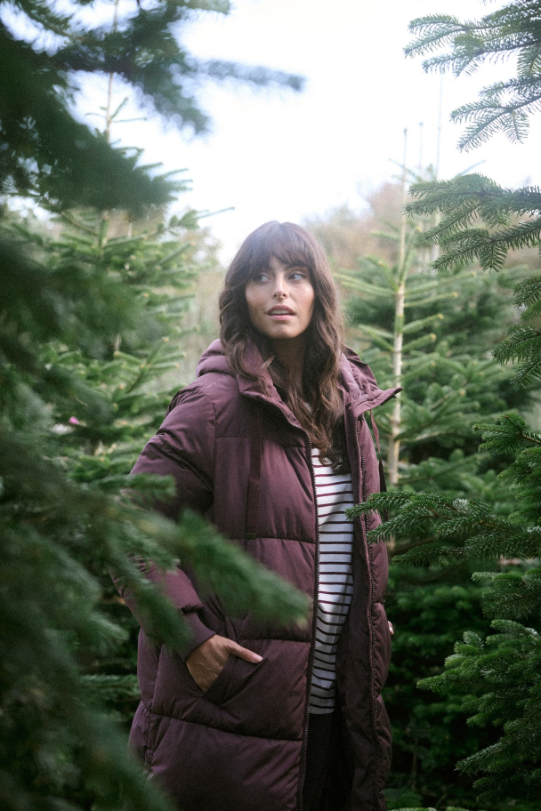 Kaffe Curve Niki lang boblejakke - Image 9