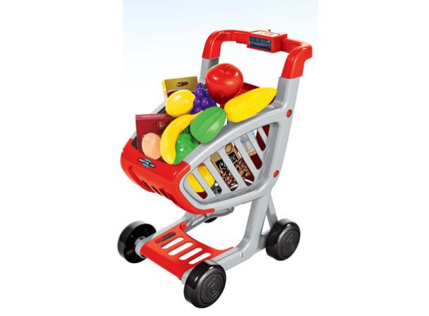 Handlevogn med matvarer - Image 1