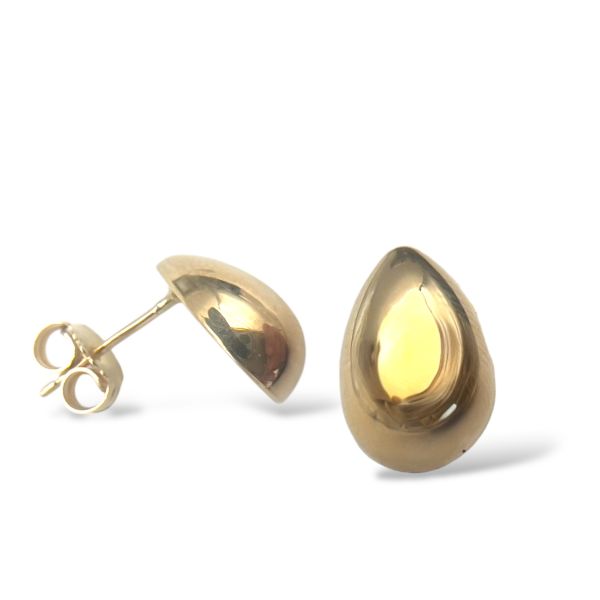 Gull dråpe ørepynt