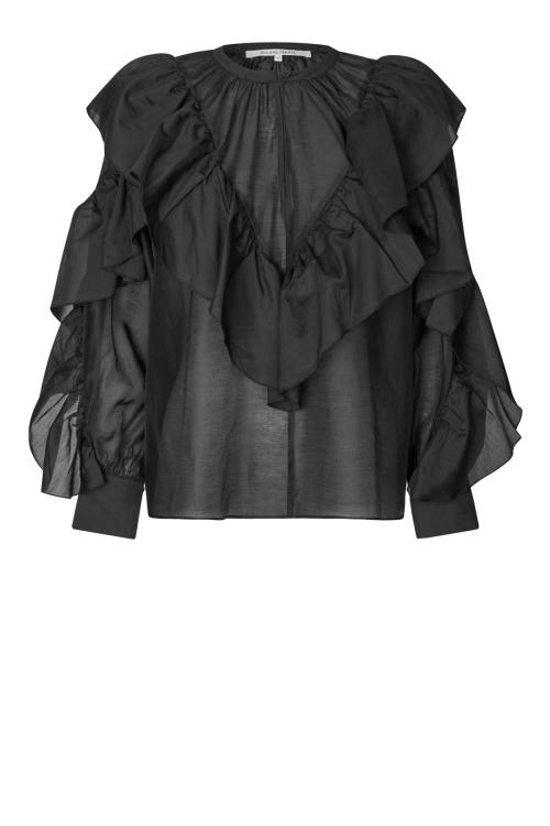 Dream Ruffle Blouse - Wren 