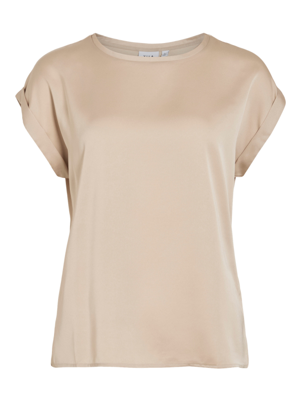 VIELLETTE S/S SATIN TOP - NOOS - Image 1