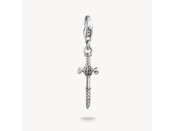 Thomas Sabo - Svart Kors Charm
