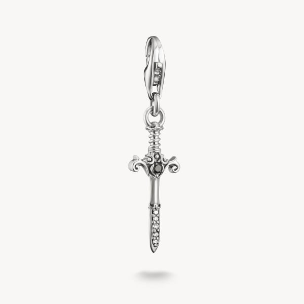 Thomas Sabo - Svart Kors Charm