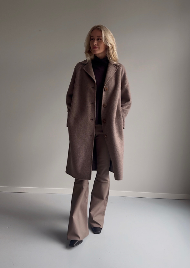 Amuse Mariell ullkåpe, Nugat - Image 1