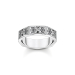 Thomas Sabo - Rebel At Heart Faceted Svart Stein Ring