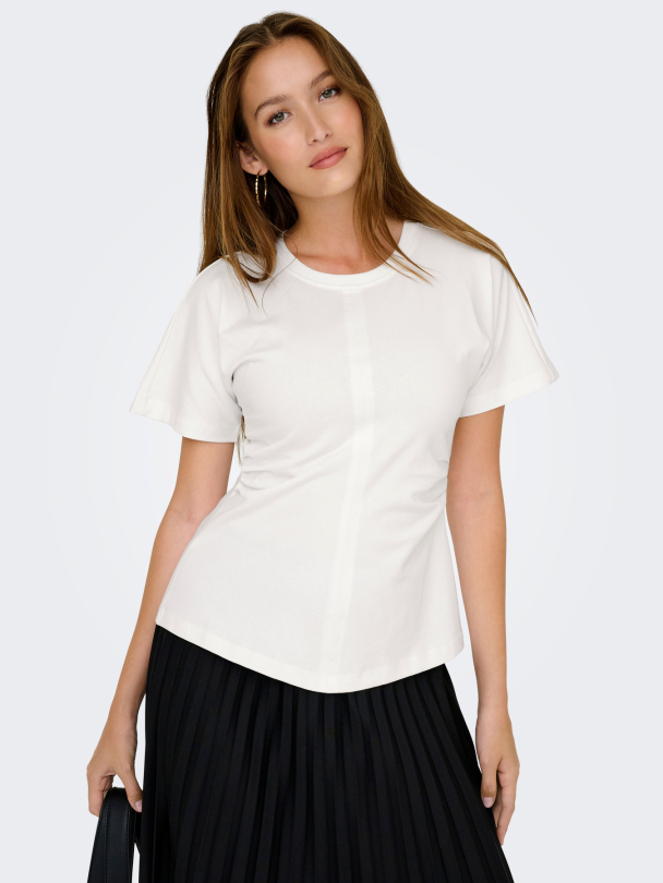 ONLMARIE S/S RUCHING TOP JRS NOOS - Image 4