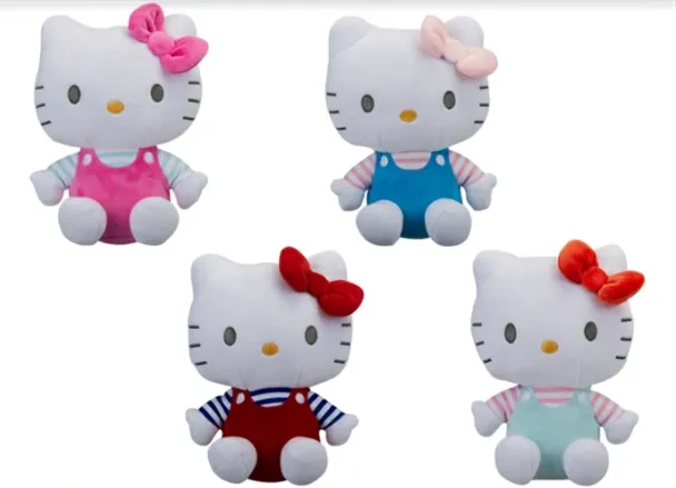 Hello Kitty-bamse, 23 cm