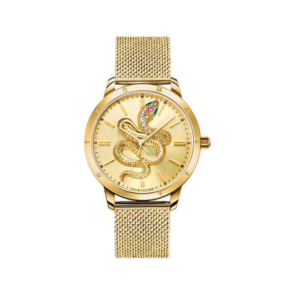 Thomas Sabo - Gull Slange 3D Klokke