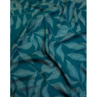 Lulu Teal - Viskosetwill 