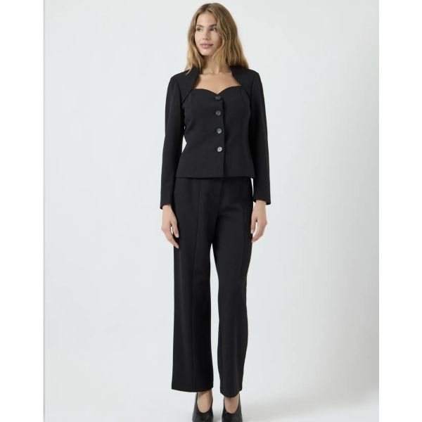Favo Ankle Pant - Black