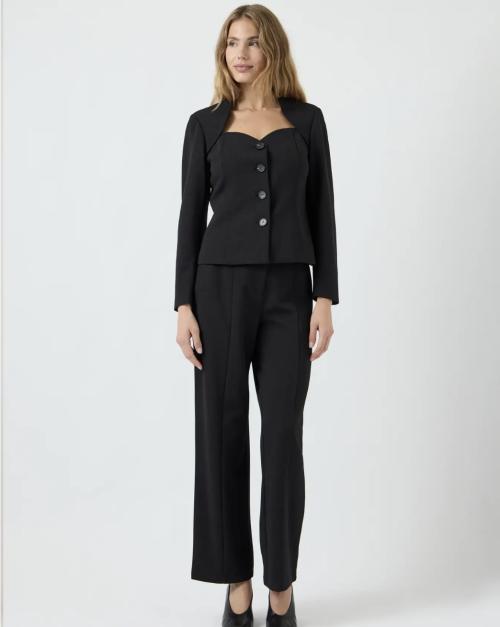 Favo Ankle Pant - Black