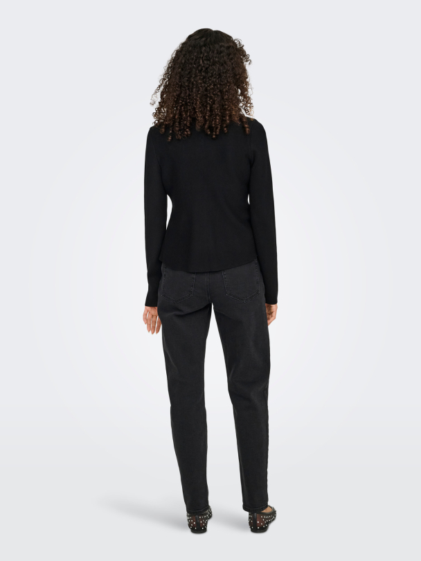 ONLMELLI LS ONECK BUTTON CARDI NCA KNT - Image 2