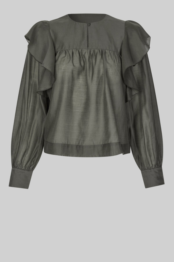 Dream Ruffle Blouse - Wren  - Image 2