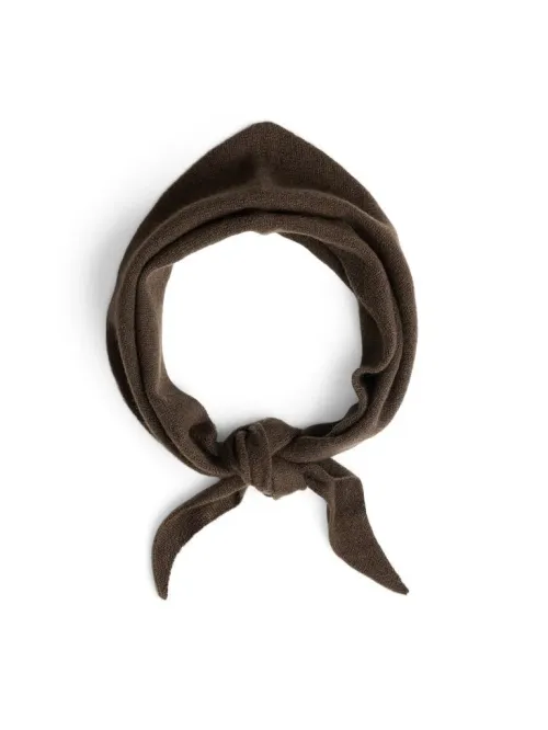 Maria Narrow Cashmere Scarf - Chocolate Chip