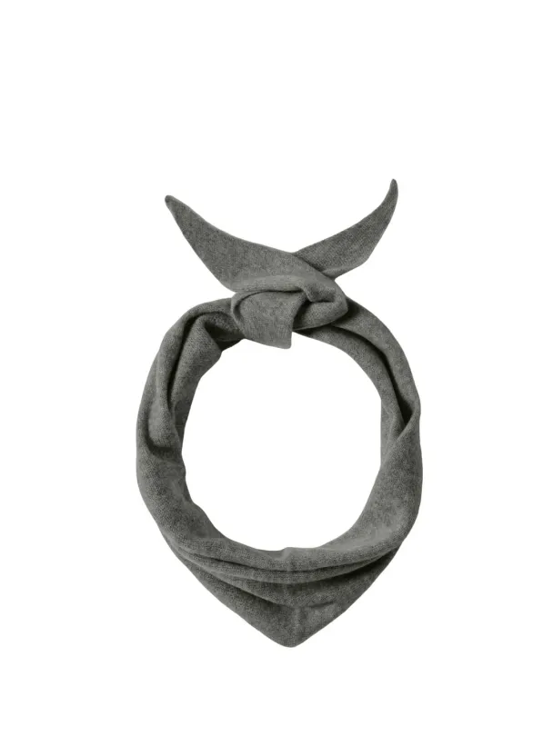 Maria Narrow Cashmere Scarf - Dark Grey Melange