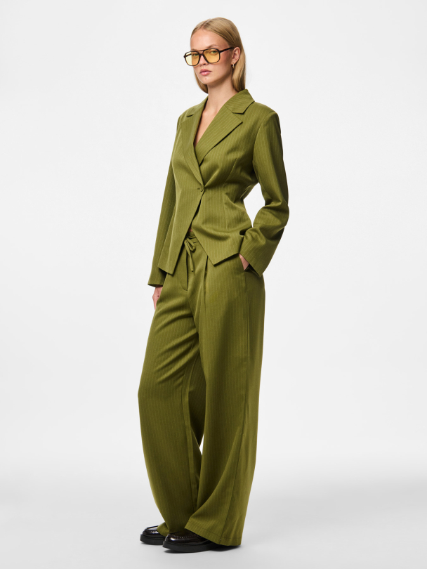 PCFALKA MW PINSTRIPED TIE PANTS - Image 4