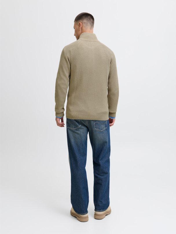 JJPANNEL KNIT HALF ZIP AW25 - Image 2