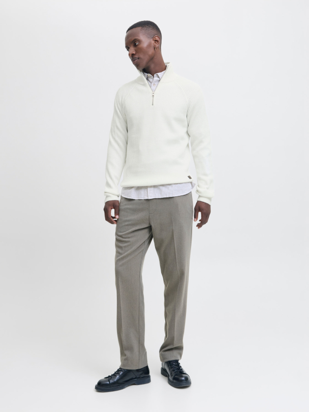 JJPANNEL KNIT HALF ZIP AW25 - Image 3