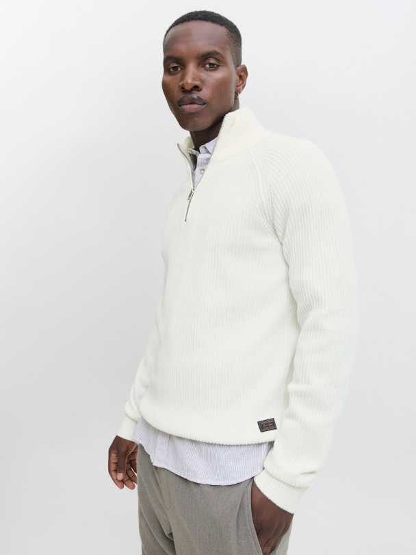 JJPANNEL KNIT HALF ZIP AW25 - Image 4